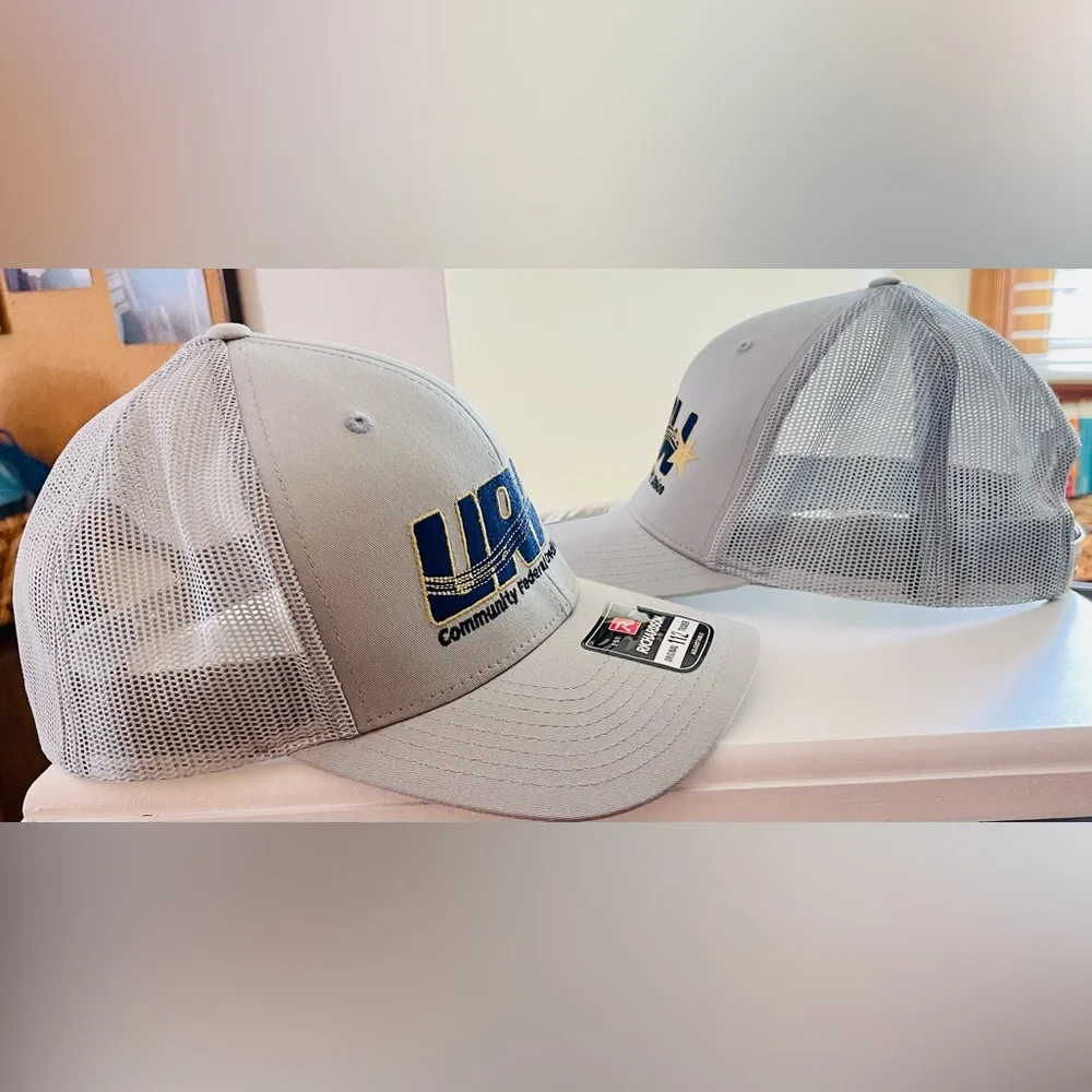 2 x URW Community Credit Union “Richardson” Original 112 Trucker Hats - Picture 6 of 8